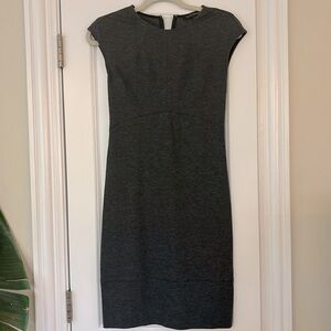 Gray fall sweater dress